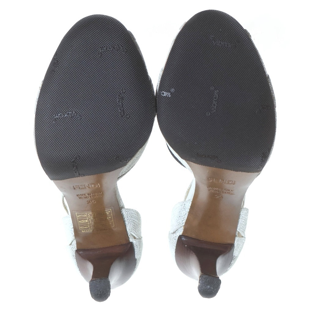 FENDI(フェンディ) ヒールパンプス シルバー #35 レディース