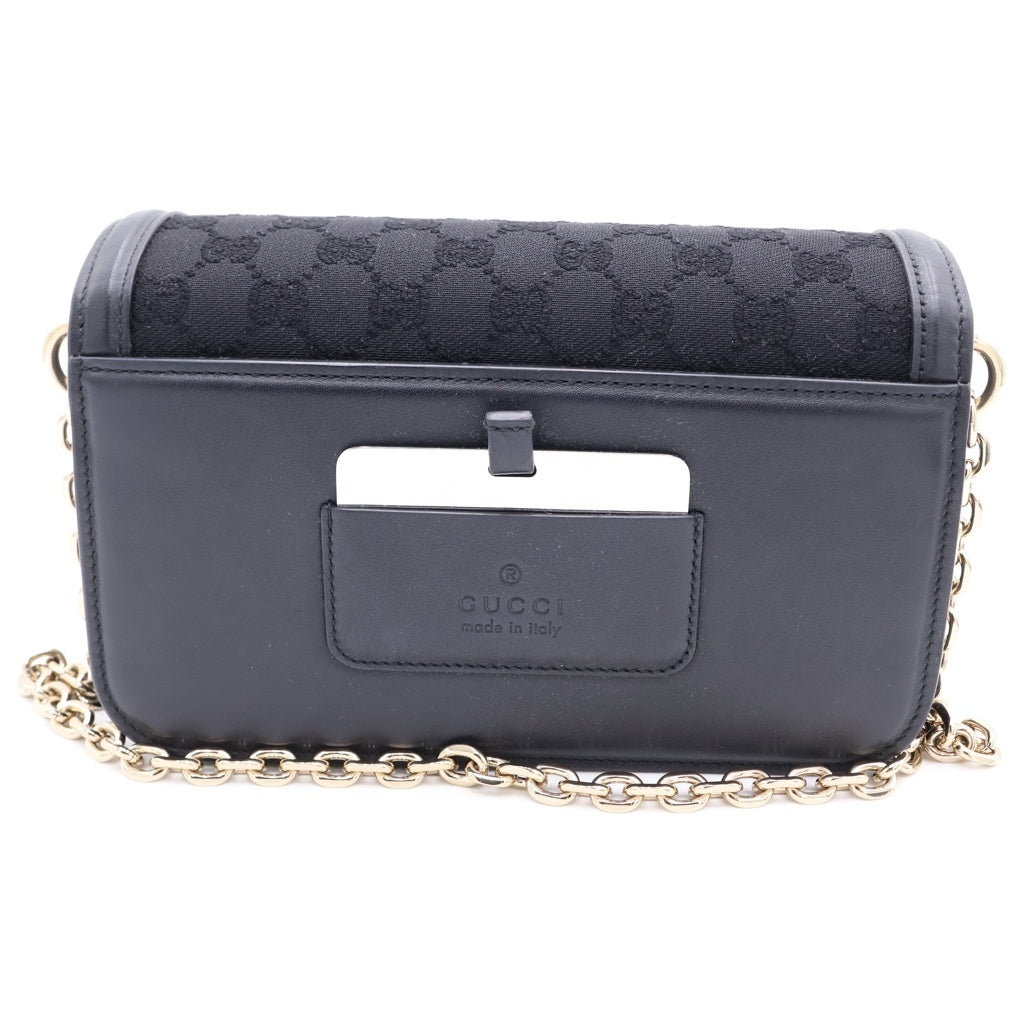 GUCCI(グッチ) GOスモールショルダーバッグ 黒 826761 レディース