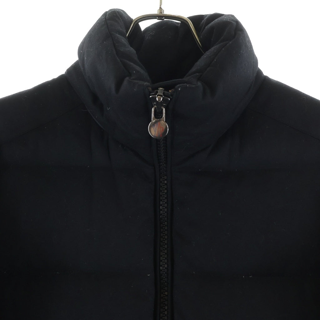 MONCLER(モンクレール) ■17AW MONTGENEVRE モンジュネーブル ウール フーデッド ジップアップ ダウンジャケット ブラック #1 C20914033805