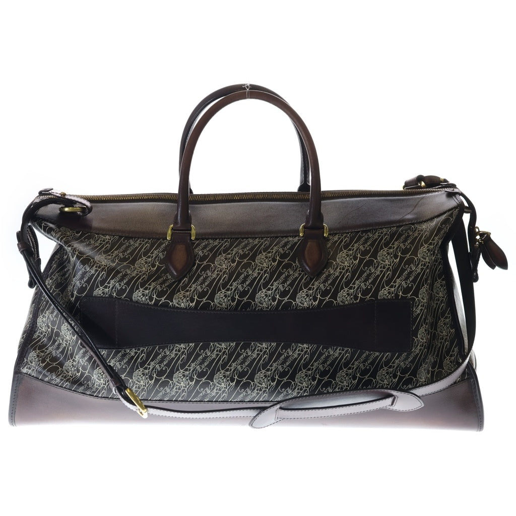 Berluti(ベルルッティ) マルブフ トラベルバッグ ブラウン M265423 B1213 ネームタグ 保存袋 レディース