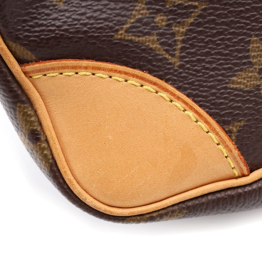 LOUIS VUITTON(ルイヴィトン) モノグラム アマゾン ショルダーバッグ ミニバッグ ブラウン レザー×PVC M45236 ゴールド金具 レディース
