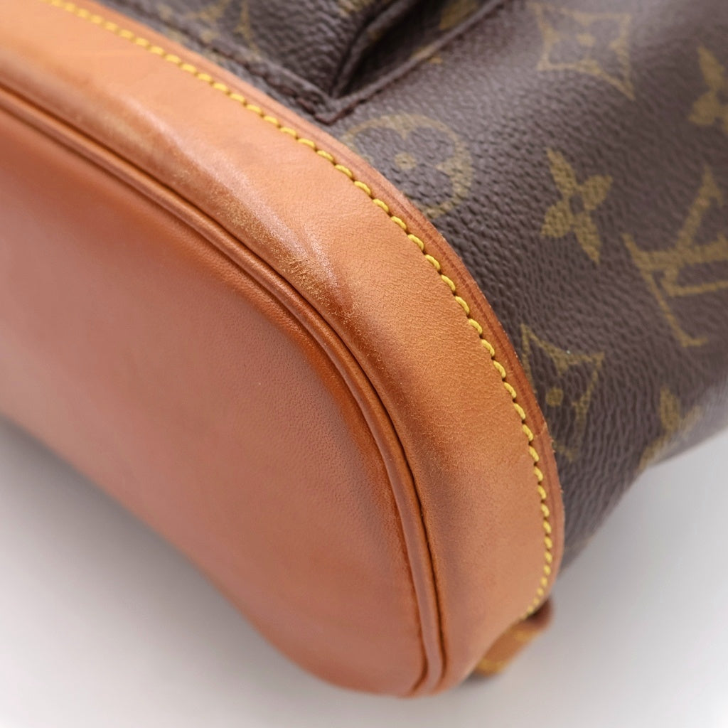 LOUIS VUITTON(ルイヴィトン) モンスリMM リュックサック バックパック モノグラム PVC レザー ブラウン M51136 レディース