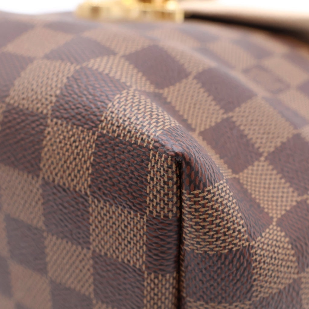 LOUIS VUITTON(ルイヴィトン) ダミエ クラプトン PVC レザー バックパック リュックサック ブラウン/ベージュ N42259 レディース
