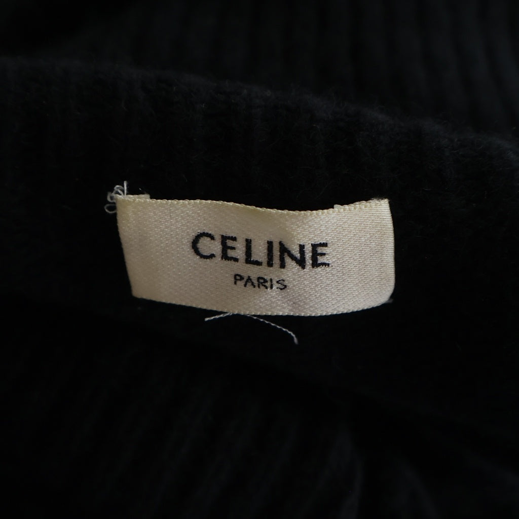 CELINE(セリーヌ) ウール タートルニット ニットセーター ブラック