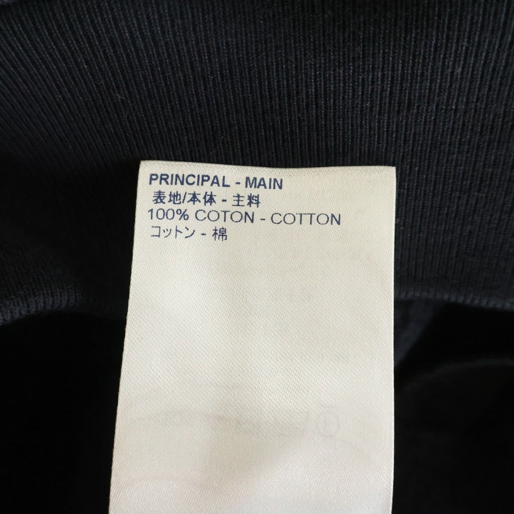 LOUIS VUITTON(ルイヴィトン) 21SS モノグラム サークルカットフーディー パーカー プルオーバー ロゴ コットン ブラック RM211Q RLE HKY43W