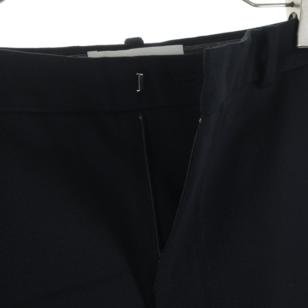 LOEWE(ロエベ) ウール ダブルニースラックス ジップフライ ボトムス パンツ #48 ブラック H526Y04WAO
