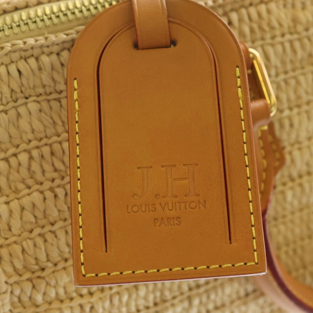 LOUIS VUITTON(ルイヴィトン) スピーディバンドリエール30 ラフィア レザー ハンドバッグ ベージュ M14457 レディース