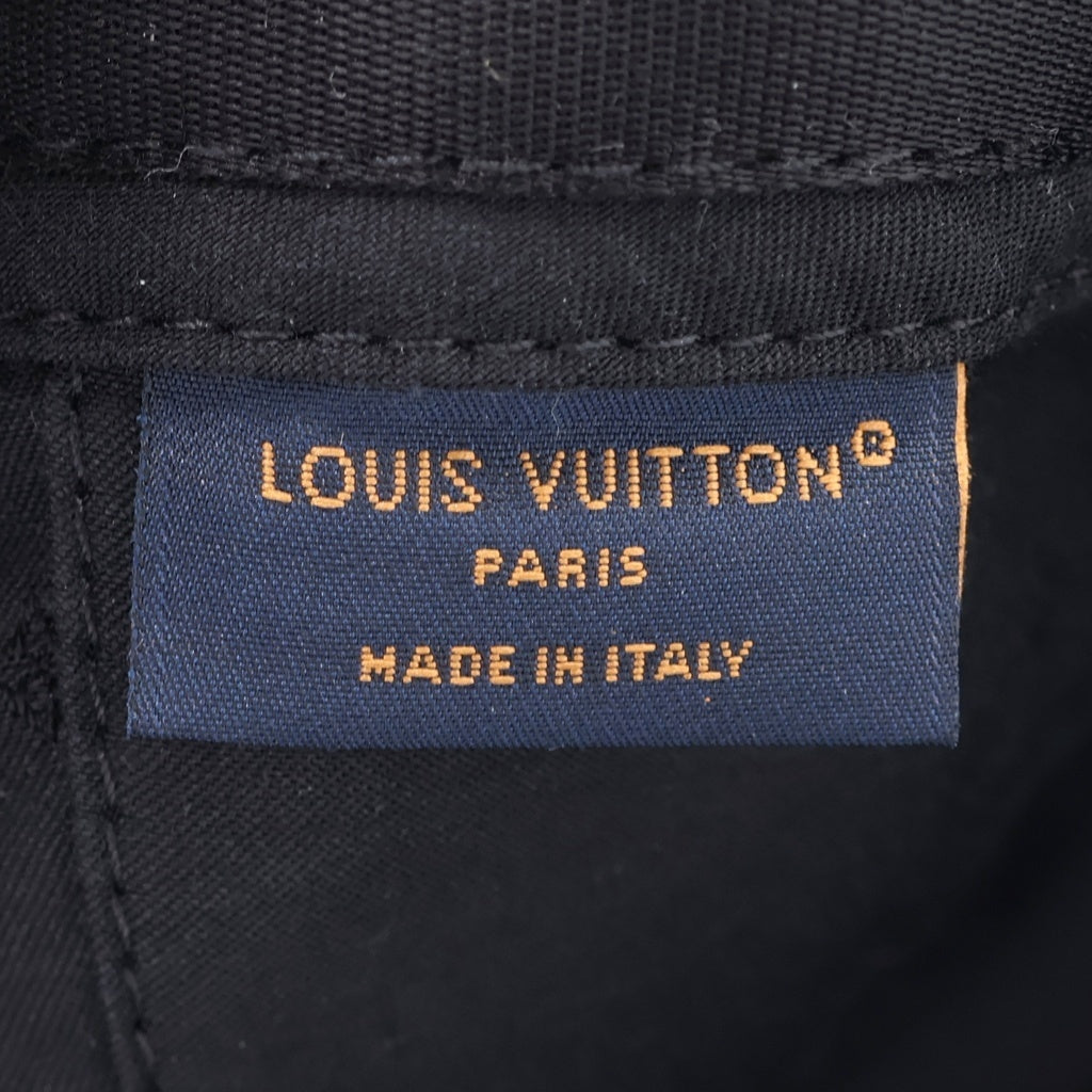 LOUIS VUITTON(ルイヴィトン) ダミエ 3D ウォッシュドデニム LVレザーパッチ ベースボールキャップ 帽子 インディゴ M7690L