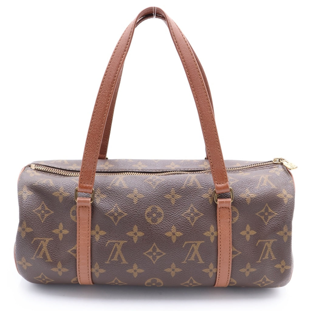 LOUIS VUITTON(ルイヴィトン) モノグラム パピヨン26 PVC レザー ハンドバッグ ブラウン M51366 レディース