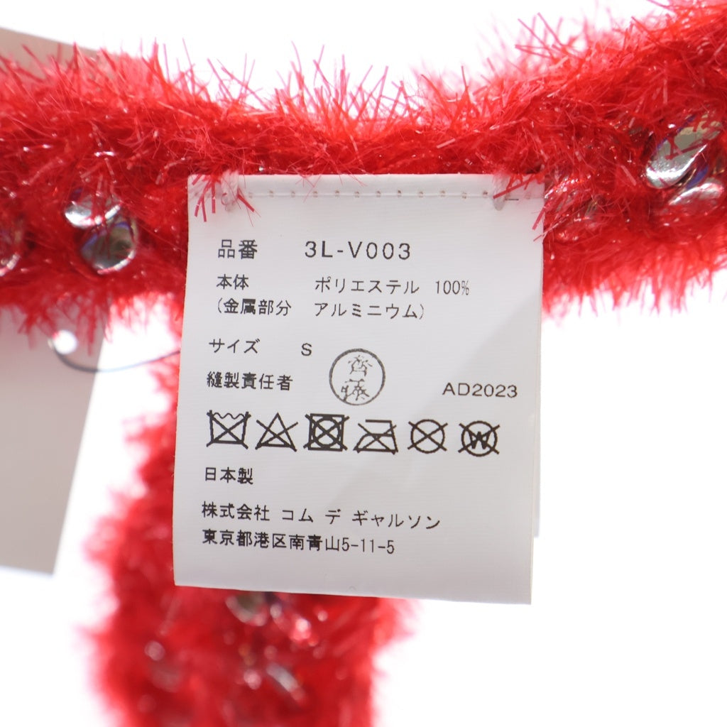 NOIR KEI NINOMIYA(ノワール ケイニノミヤ) チェーンハーネス レッド 3L-V003-051 レディース