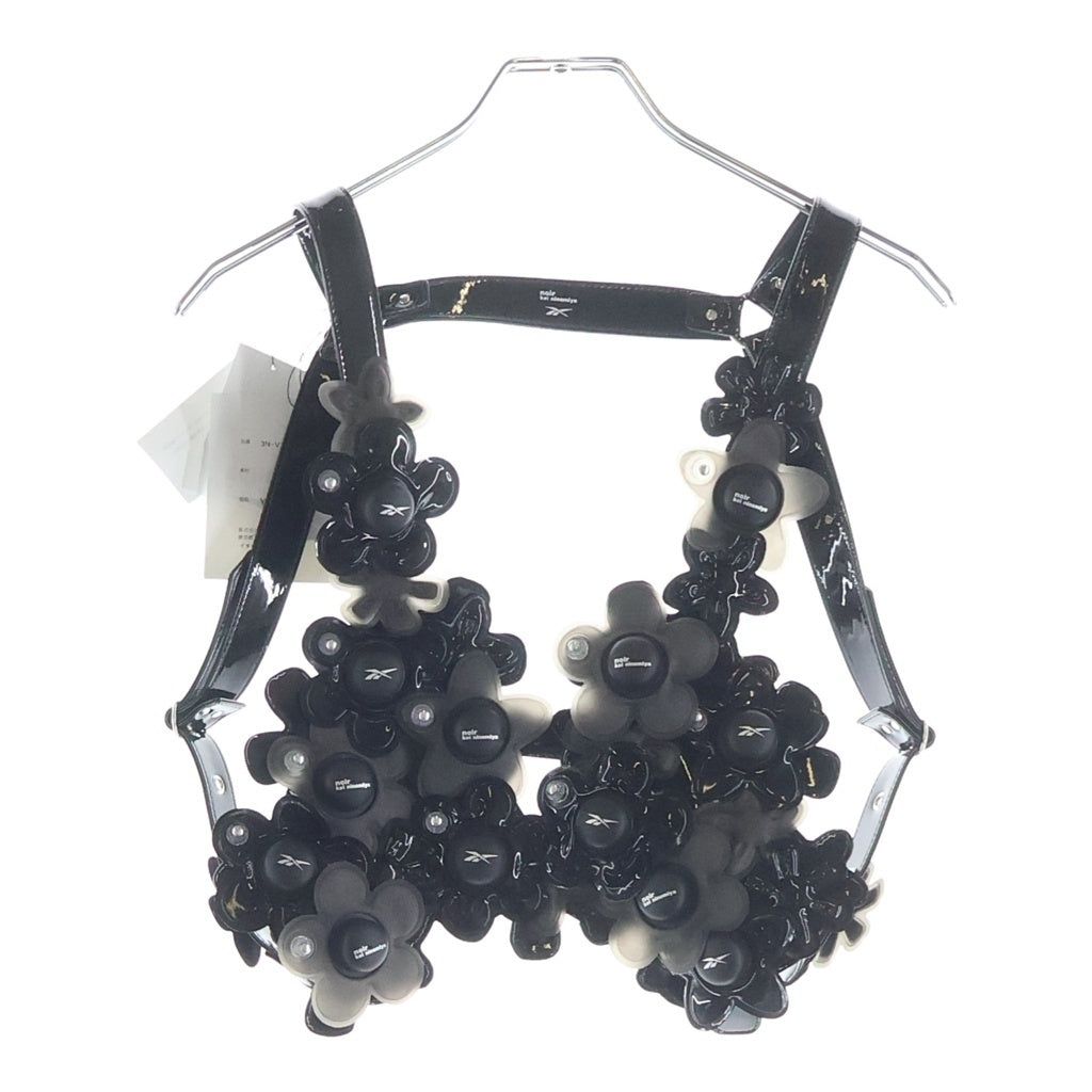 NOIR KEI NINOMIYA(ノワール ケイニノミヤ) 24AW Reebok Instapump Harness フラワー ハーネス ブラック×カーキ レディース