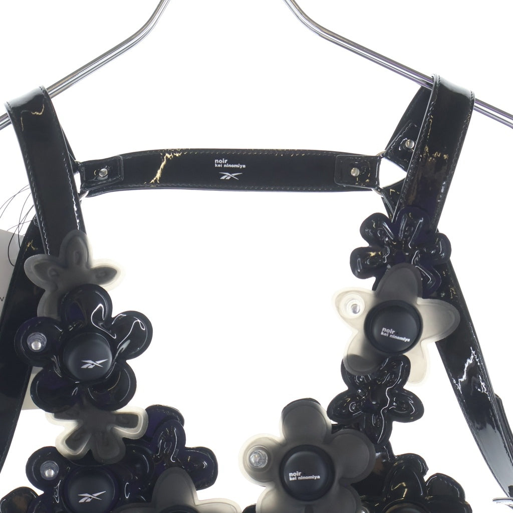 NOIR KEI NINOMIYA(ノワール ケイニノミヤ) 24AW Reebok Instapump Harness フラワー ハーネス ブラック×カーキ レディース