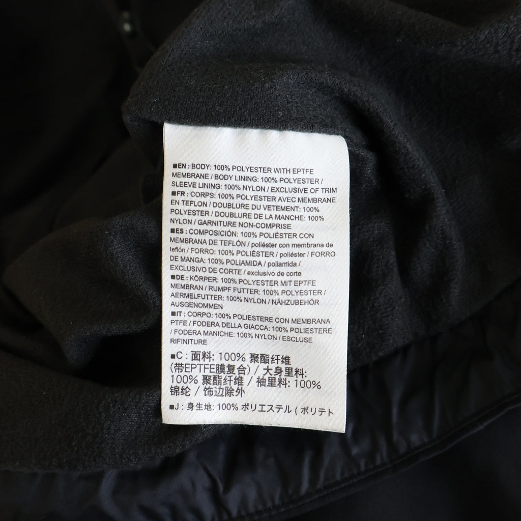 ARC'TERYX(アークテリクス) SOLANO JAKET ソラノ ナイロン ジップアップ ジャケット ブラック
