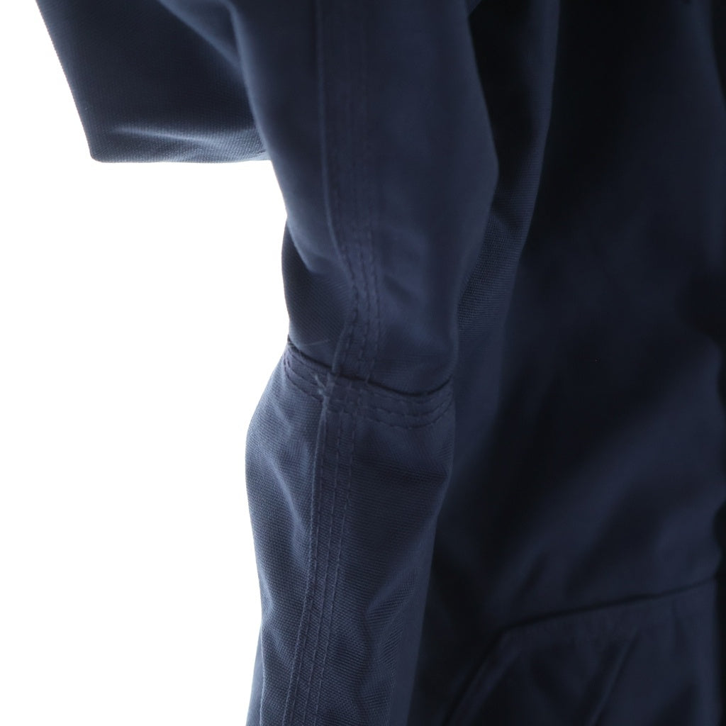 CARHARTT(カーハート) ラバーワッペンロゴ ナイロン フーデッド ジップアップ ジャケット ネイビー