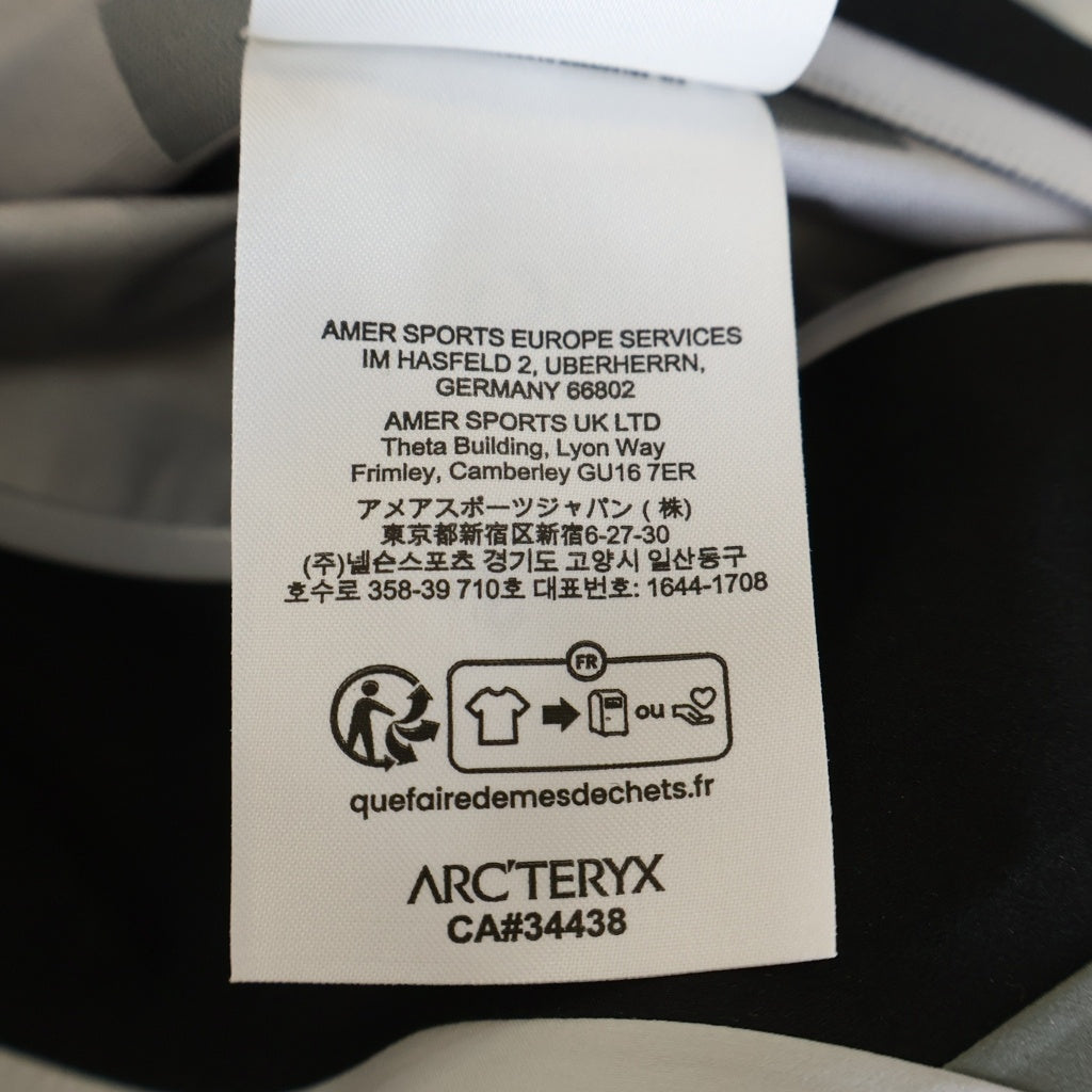 ARC'TERYX(アークテリクス) ×BEAMS BETA SL JACKET ベータ ジップアップ ナイロンジャケット マウンテンパーカー #S ブラック/グレー 314135