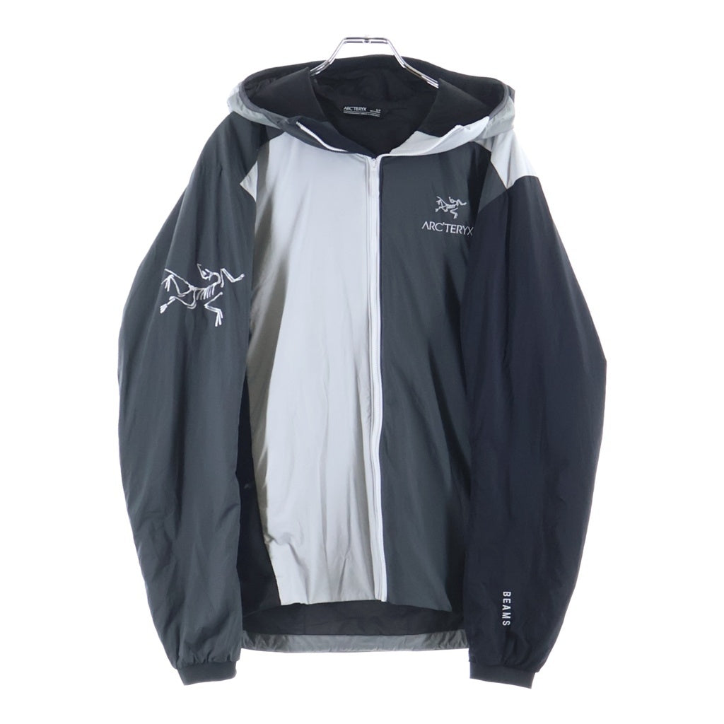 ARC'TERYX(アークテリクス) ×BEAMS ATOM HOODY Wabi-Sabi ビームス アトム フーディー ワビサビ ジップアップ ジャケット ブラック/グレー X000007470