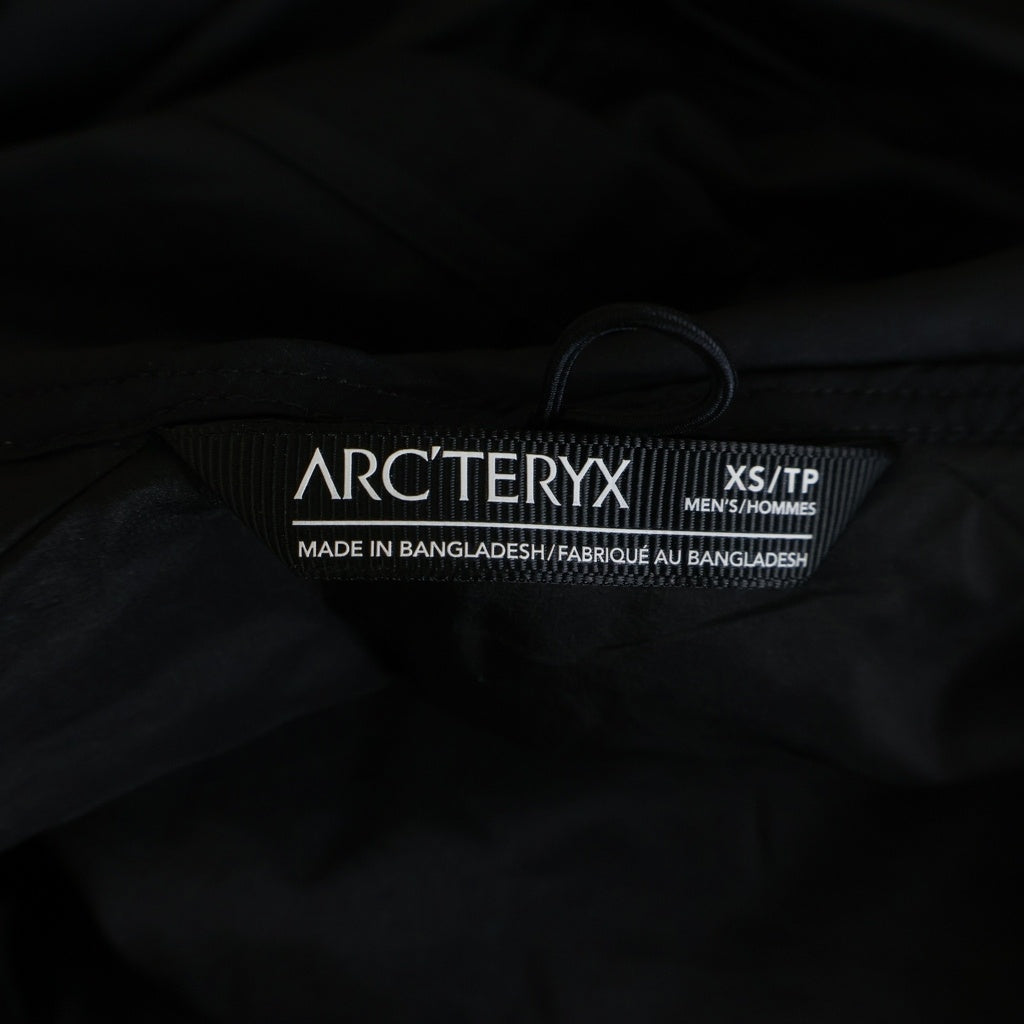 ARC'TERYX(アークテリクス) ATOM SL HOODY アトム フーディー 中綿 ジップアップ ジャケット ブラック X000005409