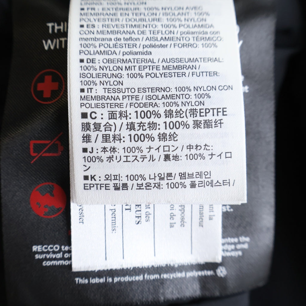 ARC'TERYX(アークテリクス) BETA JACKET ベータ ゴアテックス ナイロン フーディー ジャケット アウター #XS ブラック 29648