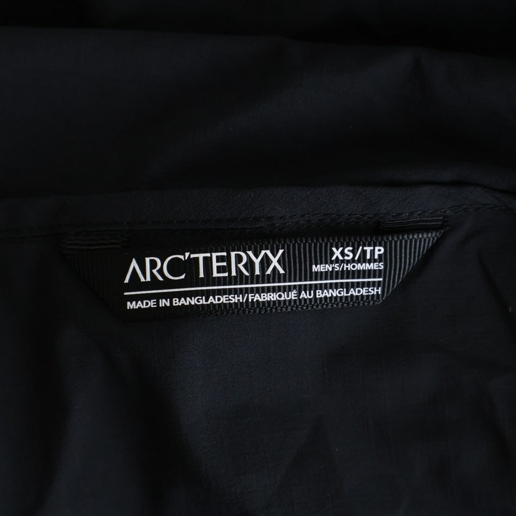 ARC'TERYX(アークテリクス) SQUAMISH HOODY スコーミッシュフーディ パーカー ナイロンジャケット テック フード ブラック 25172-137389