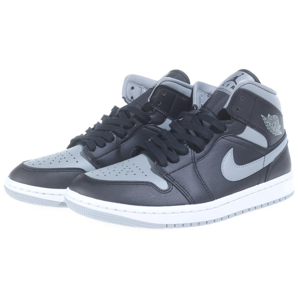 NIKE(ナイキ) WMNS AIR JORDAN 1 MID SHADOW ウィメンズ エアジョーダン ミッドカットスニーカー シャドウ US9/26cm ブラック/グレー BQ6472-007