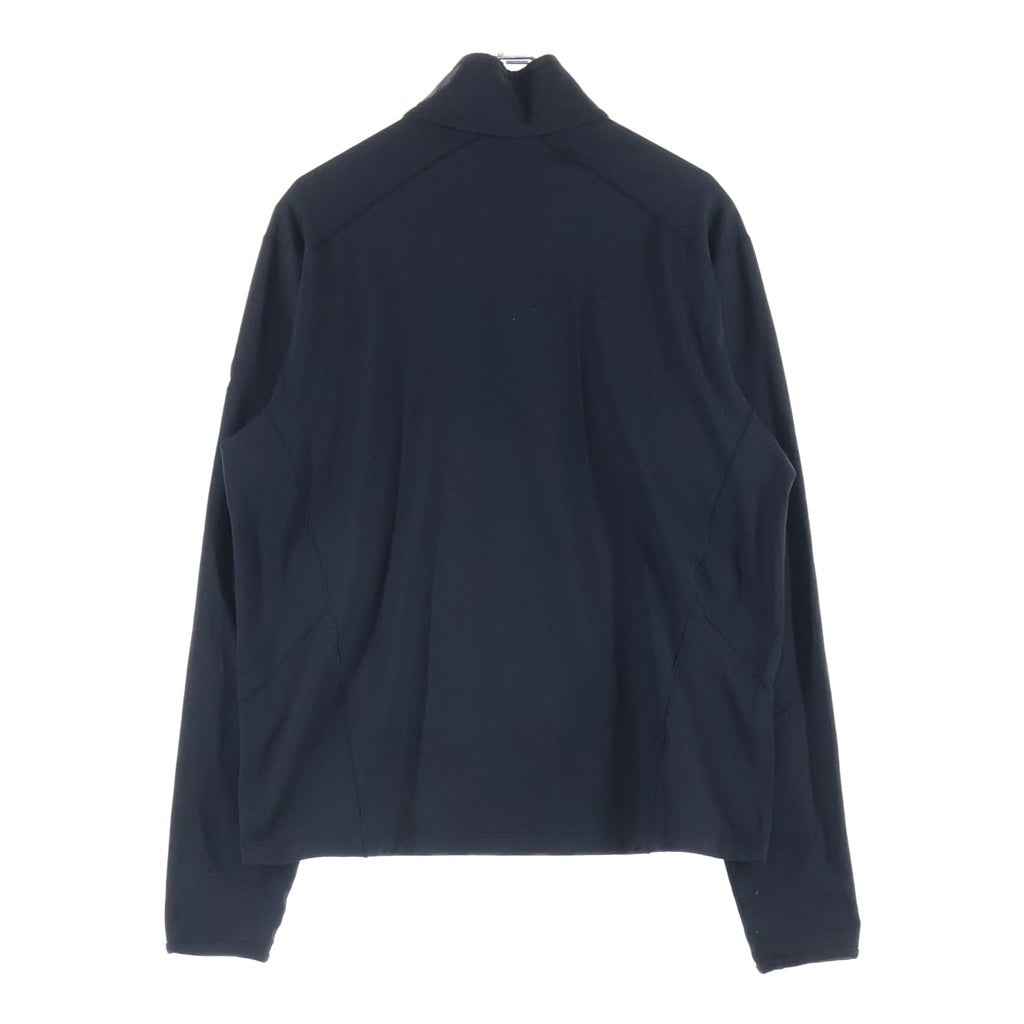 ARC'TERYX(アークテリクス) KYANITE LIGHTWEIGHT ZIP NECK カイヤナイト ライトウエイト ジップネック ロングスリーブ 長袖Tシャツ カットソー ブラック X000006418