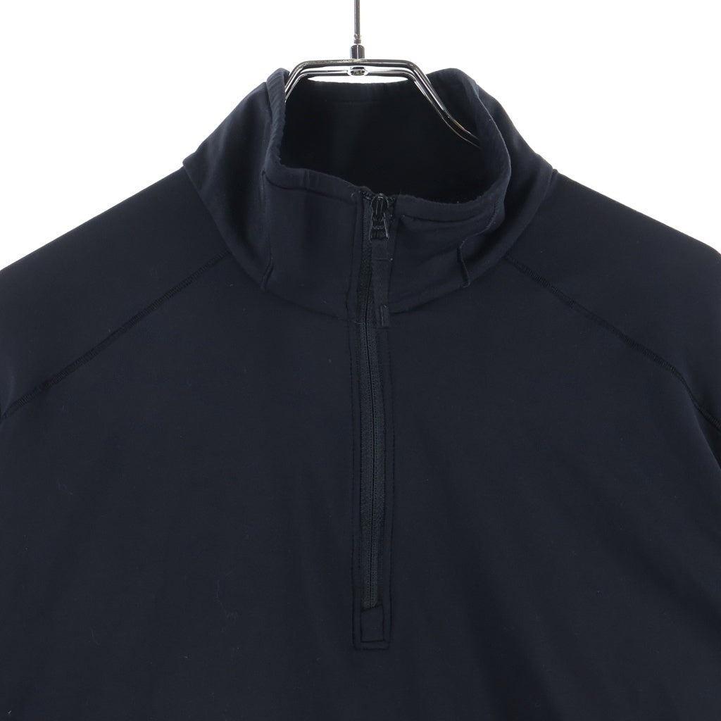 ARC'TERYX(アークテリクス) KYANITE LIGHTWEIGHT ZIP NECK カイヤナイト ライトウエイト ジップネック ロングスリーブ 長袖Tシャツ カットソー ブラック X000006418