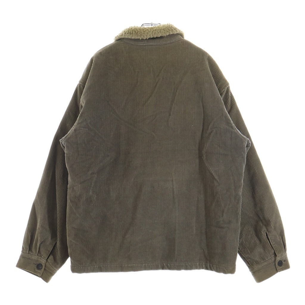 STUSSY(ステューシー) 90s 紺タグ 内ボア コーデュロイジャケット ベージュ #M