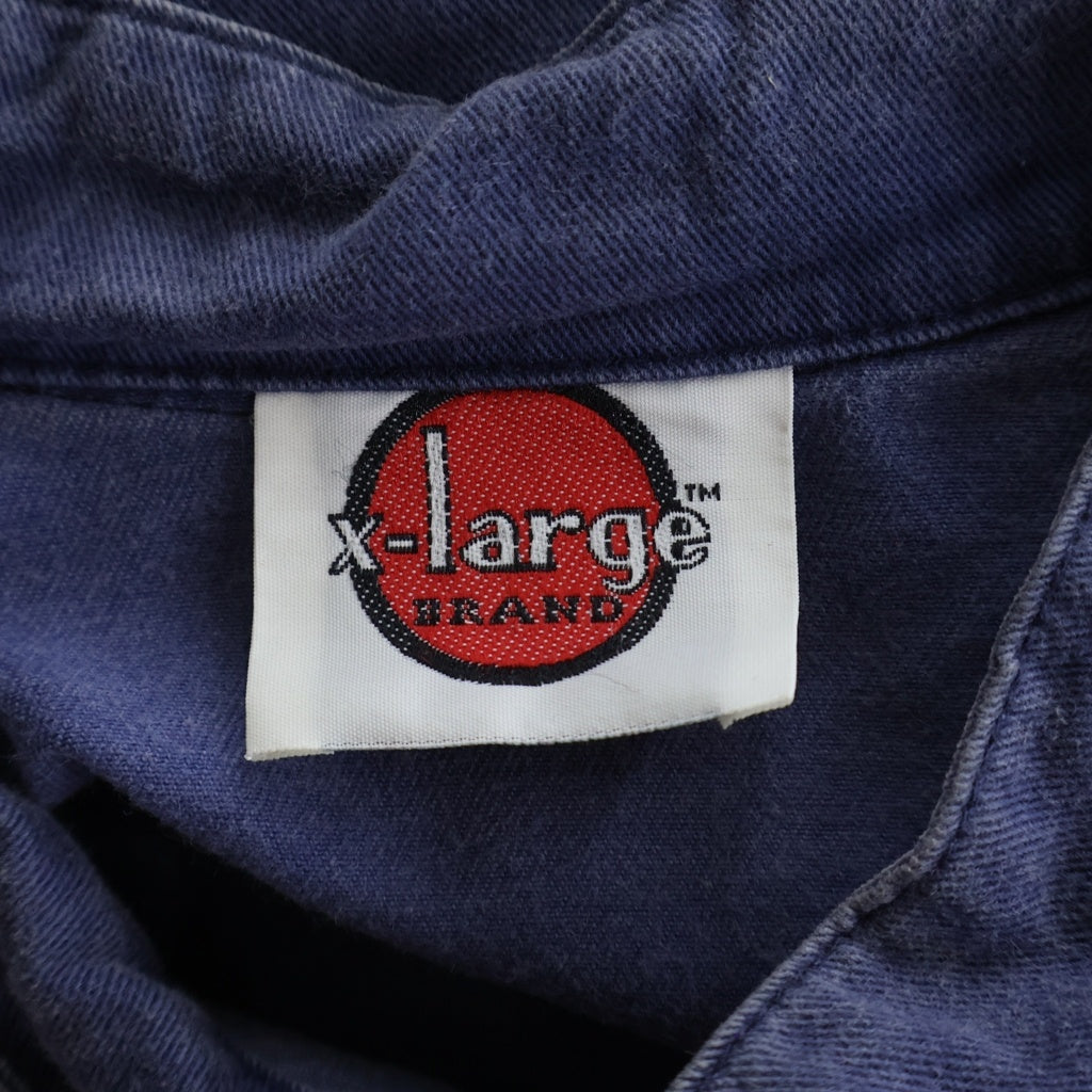 X-LARGE(エクストララージ) 90s 初期タグ レーシングジャケット ライトジャケット ブルー