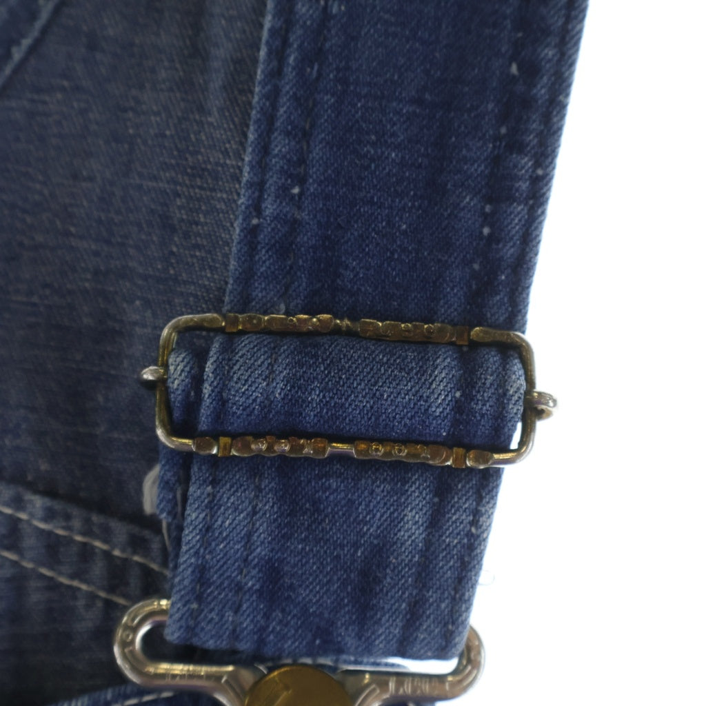 LEE(リー) 70s VINTAGE JELT DENIM デニムオーバーオール パンツ インディゴブルー