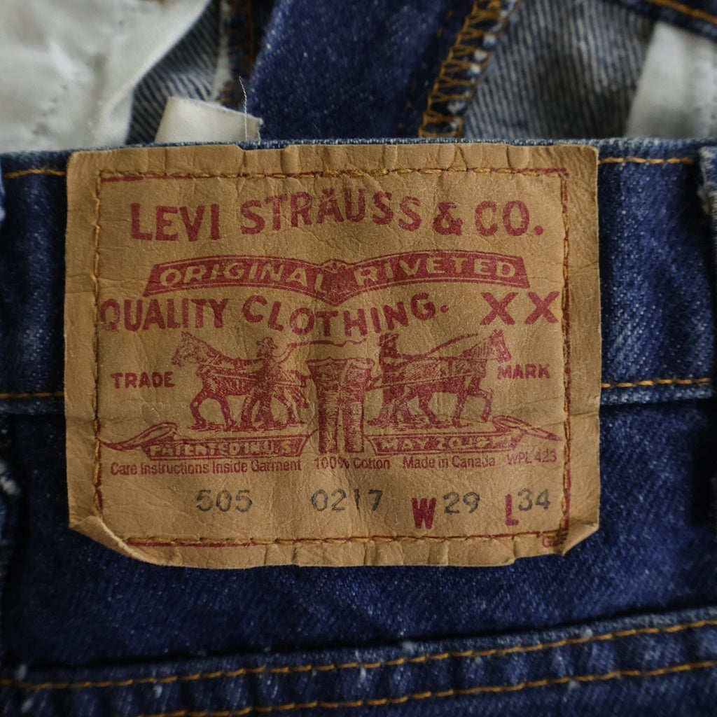 Levi's(リーバイス) 00s VINTAGE 505-0217 MADE IN CANADA デニムパンツ インディゴブルー
