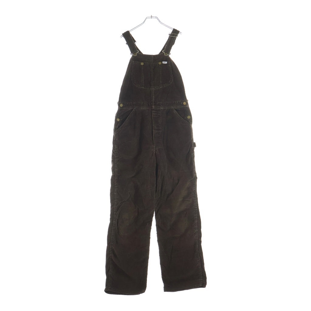 LEE(リー) 70s VINTAGE コーデュロイ オーバーオール パンツ ブラウン