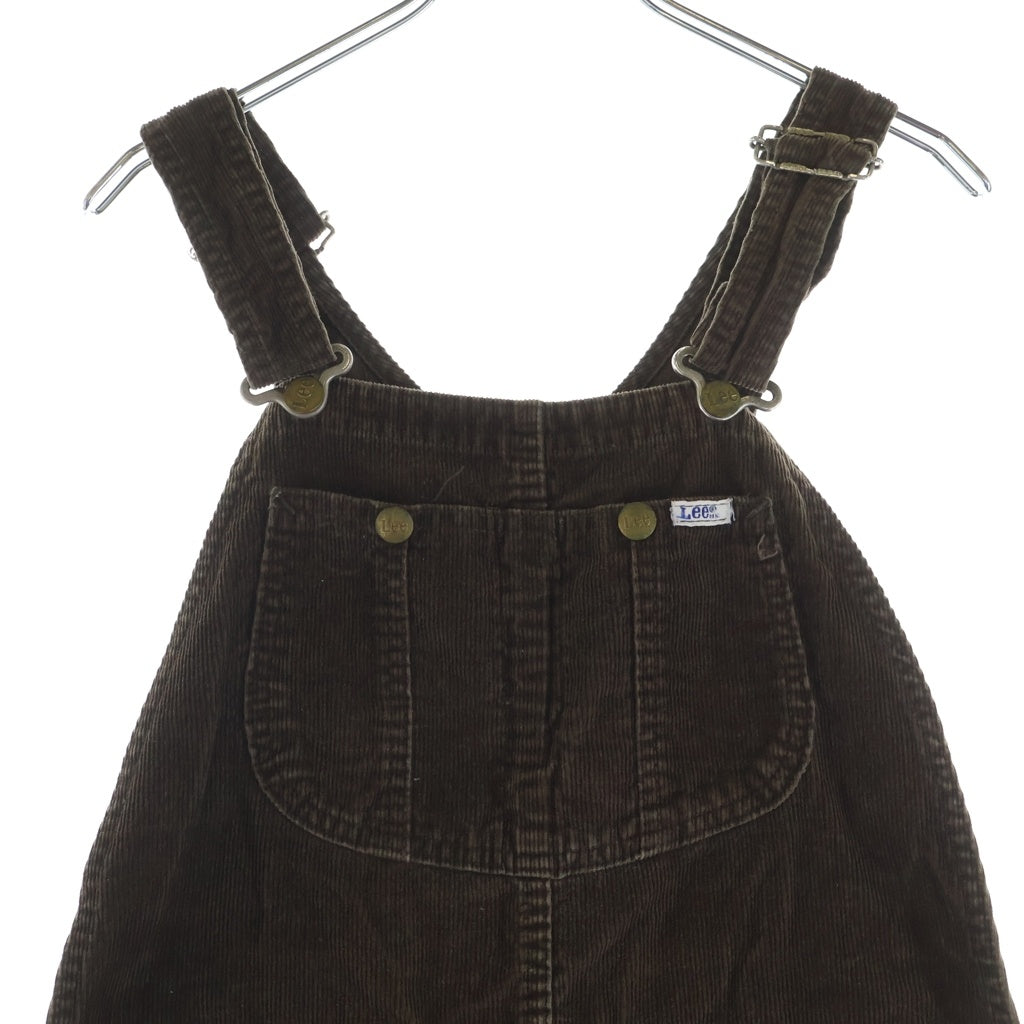 LEE(リー) 70s VINTAGE コーデュロイ オーバーオール パンツ ブラウン