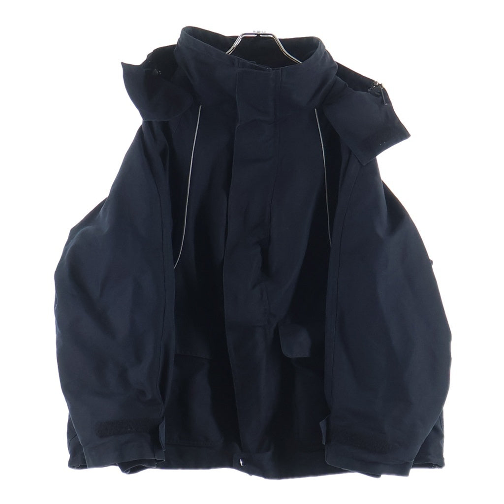 BALENCIAGA(バレンシアガ) 16AW ナイロン コットン フーデッド ジャケット スウィング パーカー ブルゾン #34 ブラック 517990