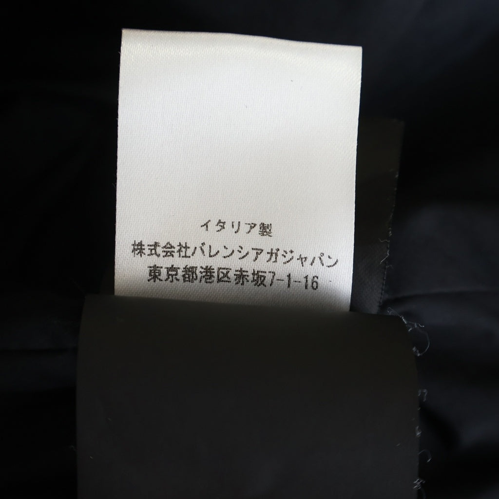 BALENCIAGA(バレンシアガ) 16AW ナイロン コットン フーデッド ジャケット スウィング パーカー ブルゾン #34 ブラック 517990