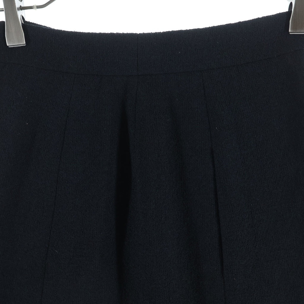 CHANEL(シャネル) 07A ココマークボタン ウール ミディアム スカート ブラック レディース P31379V20708
