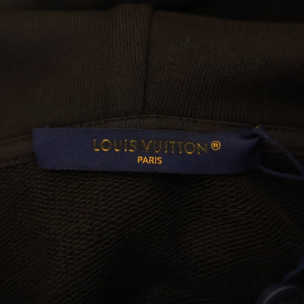 LOUIS VUITTON(ルイヴィトン) 25SS パールエンベリッシュド プルオーバー スウェットパーカー フーディー ブラウン RM251M ZA8 HSY92W