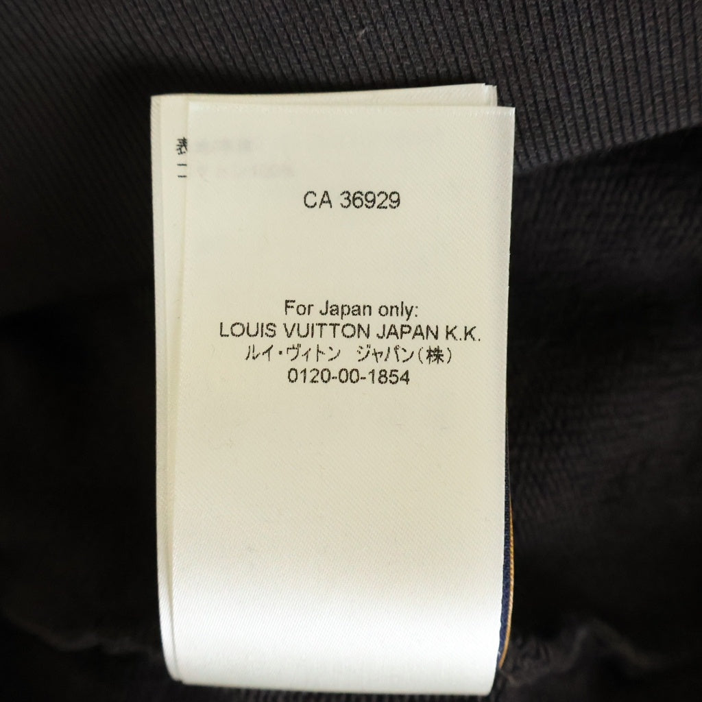 LOUIS VUITTON(ルイヴィトン) 25SS パールエンベリッシュド プルオーバー スウェットパーカー フーディー ブラウン RM251M ZA8 HSY92W