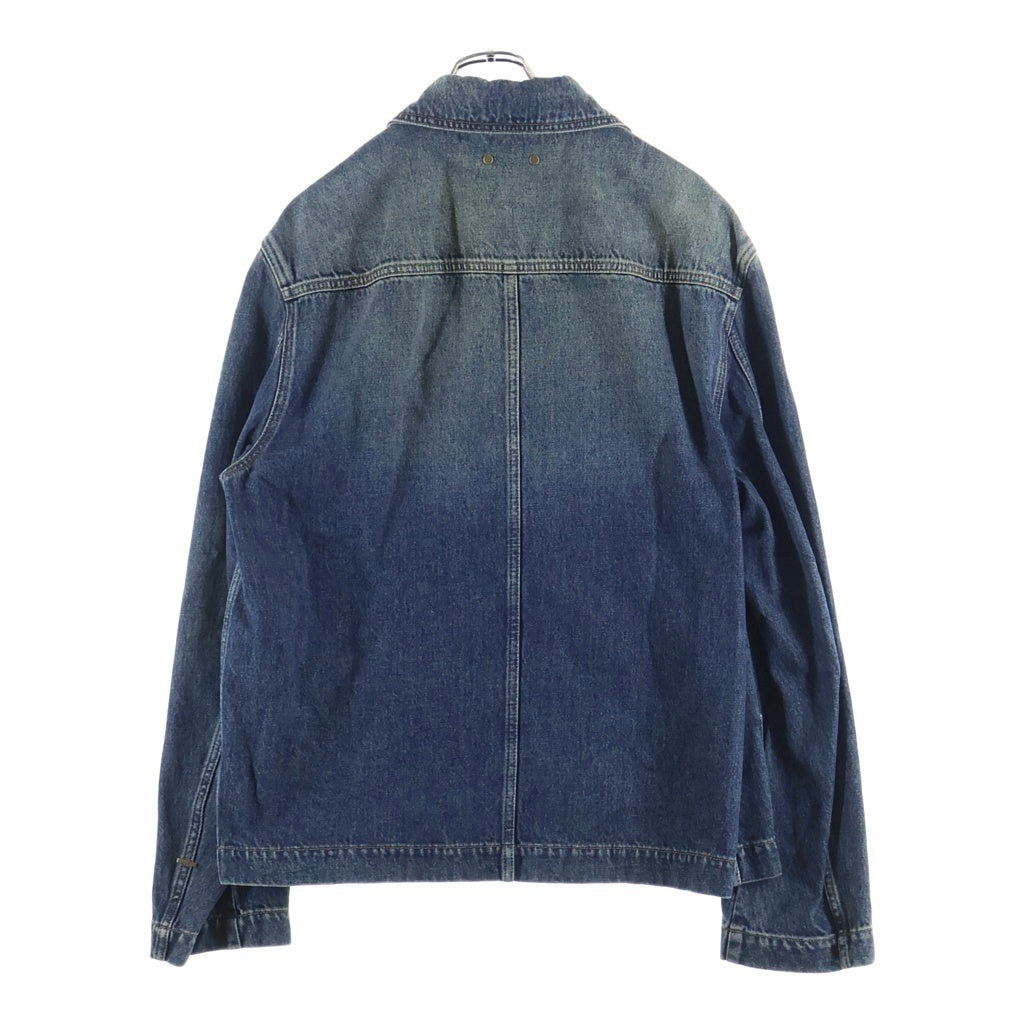 LOUIS VUITTON(ルイヴィトン) 23AW MONOGRAM DENIM WORKWEAR ZIPUP JACKET モノグラムデニム ワークウェア ジップアップジャケット インディゴ RM232Q Y38 HPA46W