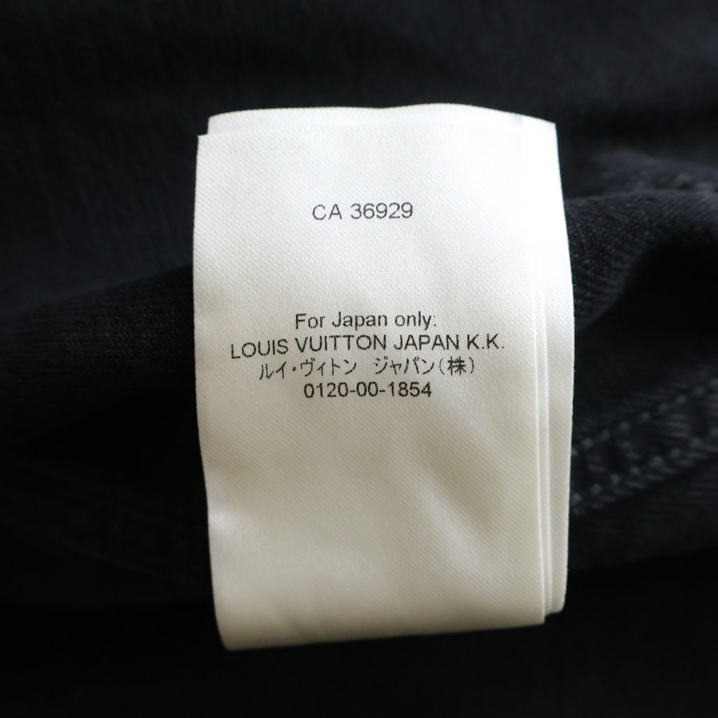 LOUIS VUITTON(ルイヴィトン) 24AW モノグラムエンボス ワークウェア ジップアップデニム トラッカージャケット ブラック RM242MQ CCU HRA50W