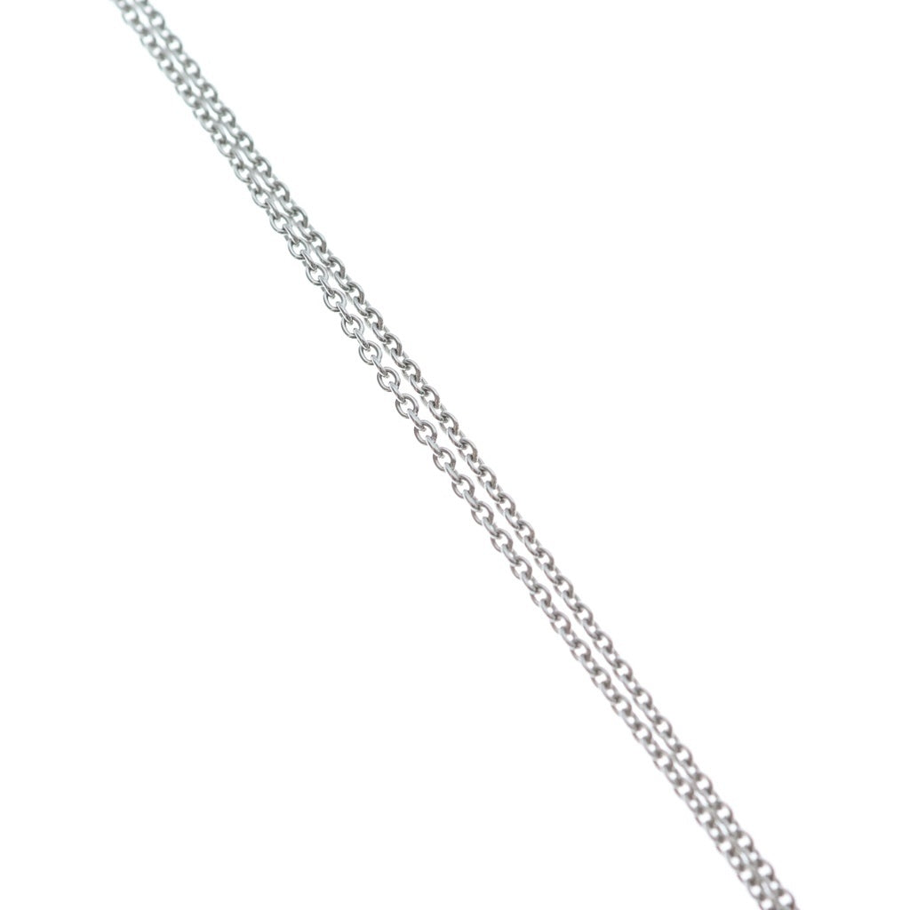HERMES(エルメス) フィネス ダイヤ ネックレス ペンダント チェーン ホワイトゴールド Au750WG 0.54ct レディース
