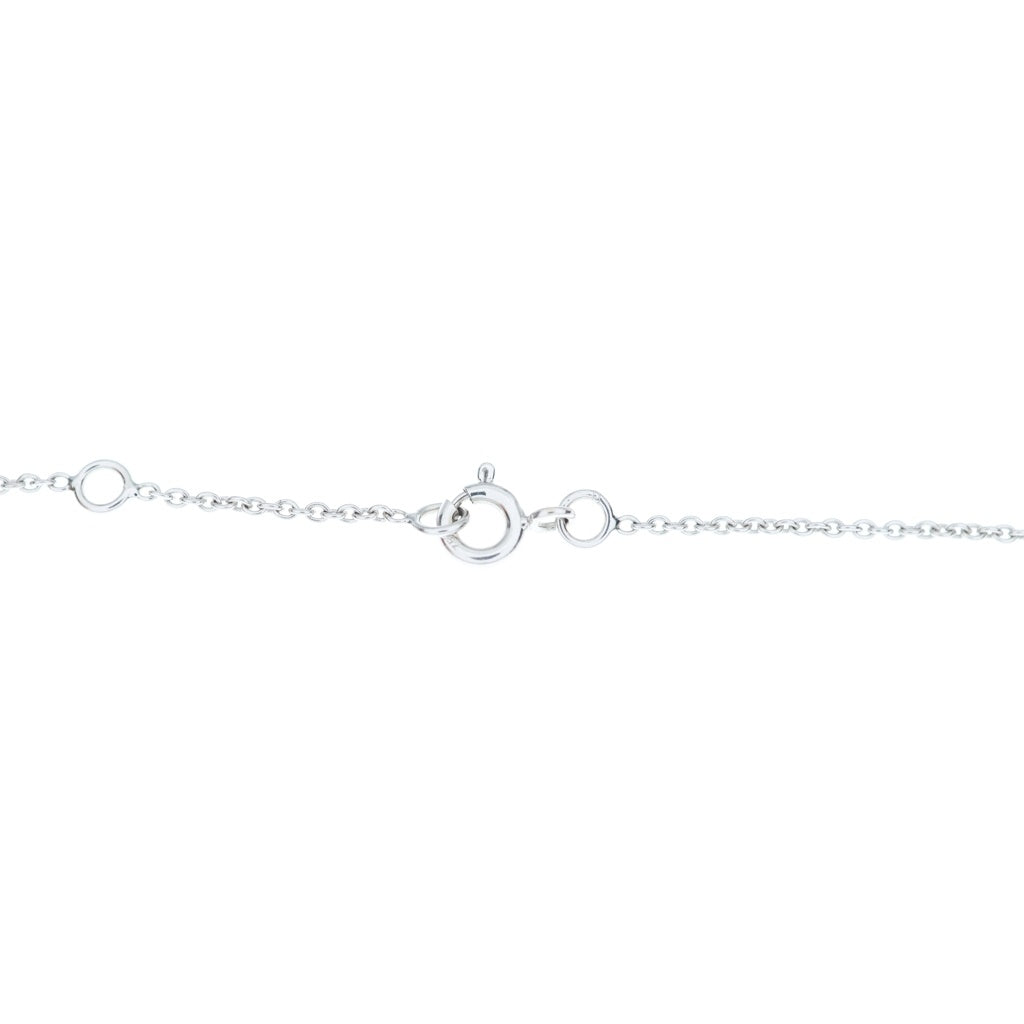 HERMES(エルメス) フィネス ダイヤ ネックレス ペンダント チェーン ホワイトゴールド Au750WG 0.54ct レディース