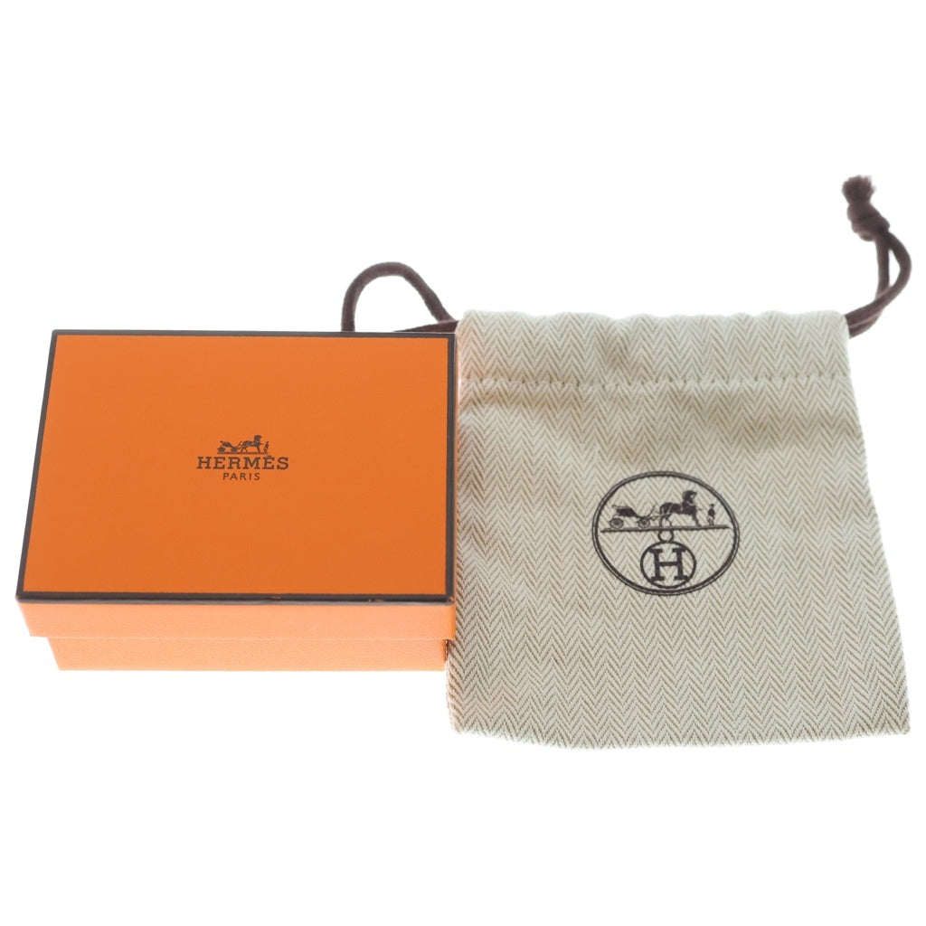 HERMES(エルメス) ミニクリッ シェーヌダンクル ブレスレット バングル ゴールド×ブラック レディース