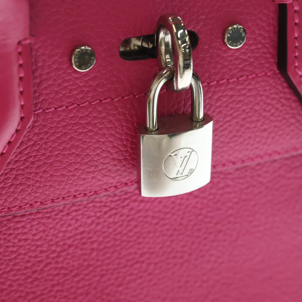 LOUIS VUITTON(ルイヴィトン) シティ スティーマー MINI 2WAY ハンド ショルダーバッグ シルバー金具 ピンク M56896 レディース