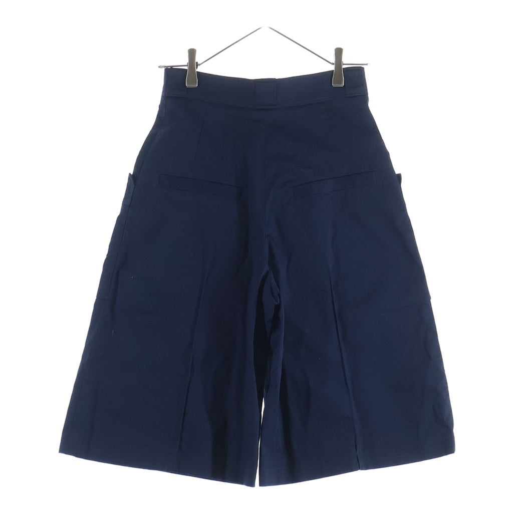 LOUIS VUITTON(ルイヴィトン) バミューダショーツ ショートパンツ ハーフワイドカーゴパンツ コットン ポリウレタン ネイビー RW201B OOM FIPO86 レディース