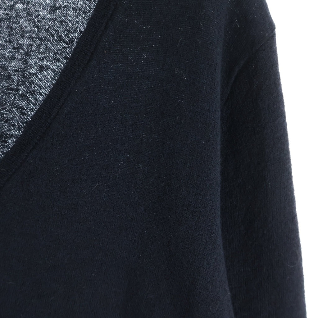 ANN DEMEULEMEESTER(アンドゥムルメステール) 10s バルーンニット セーター ウール レーヨン インコントロ ブラック レディース