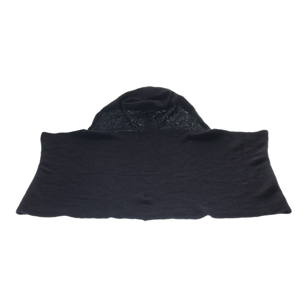 ANN DEMEULEMEESTER(アンドゥムルメステール) 10s インコントロ期 フーデッドニットポンチョ フード アルパカ ブラック 352-21-95011 レディース