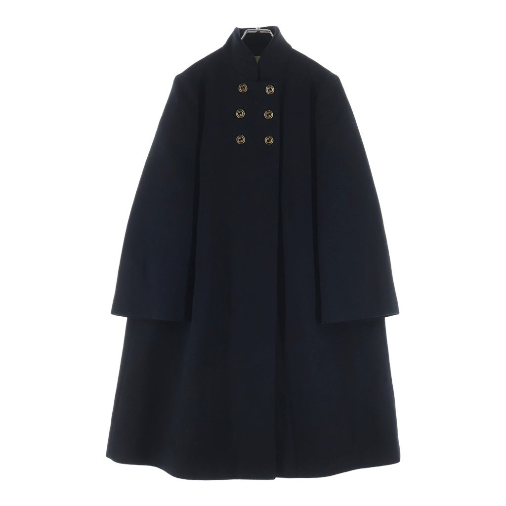 GUCCI(グッチ) インターロッキングGボタン ロングコート ブラック #38 619325 レディース