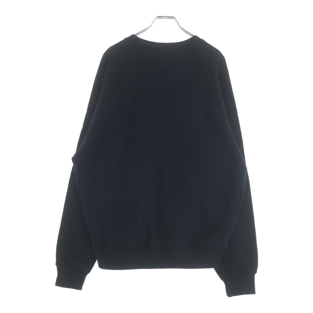 ami paris(アミパリス) ハートワッペンクルーネックトレーナー スウェット ブラック #XL