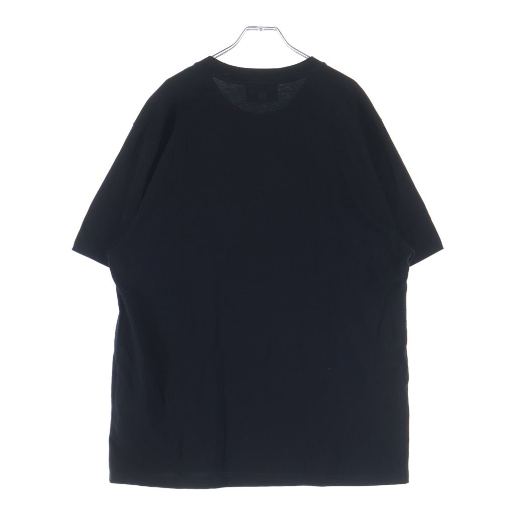 ami paris(アミパリス) ロゴ刺繍半袖Tシャツ ブラック #XXL