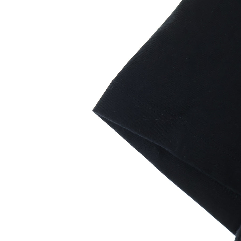ami paris(アミパリス) ロゴ刺繍半袖Tシャツ ブラック #XXL